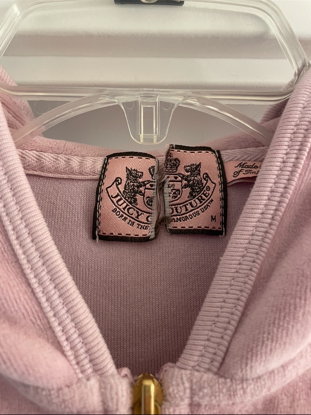 Juicy CouturePink Zip-Up Hooded Jacket - Picture 4 of 4